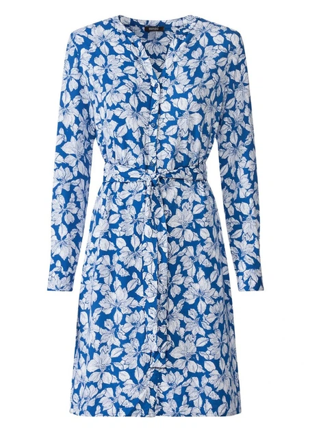 پیراهن جلو دکمه گلدار